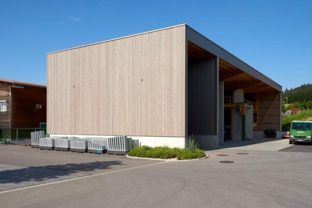 Werkhalle Schmid &amp; Partner Gartenbau AG, Hindelbank